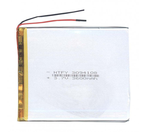 Аккумулятор Li-Pol (батарея) 3*94*108мм 2pin 3.7V/3600mAh