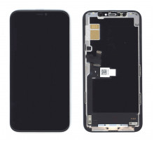 Дисплей Amperin для iPhone 11 Pro в сборе с тачскрином (Soft Oled) черный
