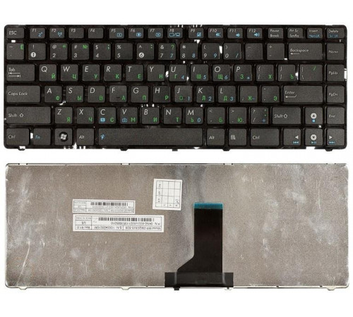 Клавиатура для ноутбука Asus K42, UL30, U32 черная, с рамкой