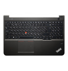 Клавиатура для ноутбука Lenovo ThinkPad S5-531, S5-540, S5, S531, S540 с подсветкой, с джойстиком, верхняя панель в сборе (черная)