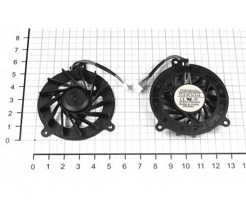 Вентилятор (кулер) для ноутбука Asus A6 A8 F3 F8 F80 M51 (4 Pin, короткий провод)`   4600001