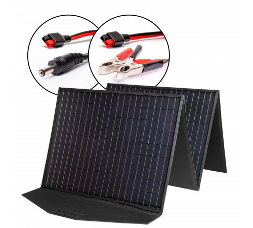 Солнечная батарея TOP-SOLAR-204 200W 18V DC и HPP, влагозащищенная, складная на 4 секции