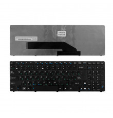 Клавиатура для ноутбука Asus K50, K51, K60, K61, K70, F52, P50, X5 Series. Плоский Enter. Черная, с рамкой. PN: MP-07G73RU-5283.