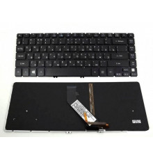 Клавиатура для ноутбука Acer Aspire V5-431, V5-471 черная, с подсветкой