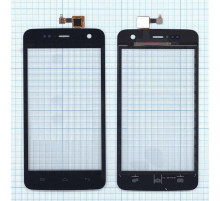 Сенсорное стекло (тачскрин) для Explay Vega черное
