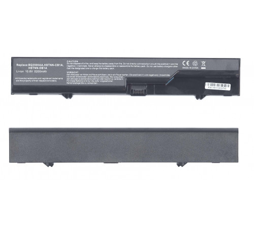 Аккумуляторная батарея для ноутбука HP Compaq 4320s 4420s (HSTNN-I85C-4) 5200mAh OEM черная