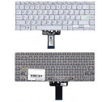 Клавиатура для ноутбука Asus K413JA серебристая
