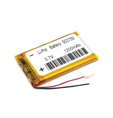 Аккумулятор Li-Pol (батарея) 5*37*59мм 2pin 3.7V/1200mAh