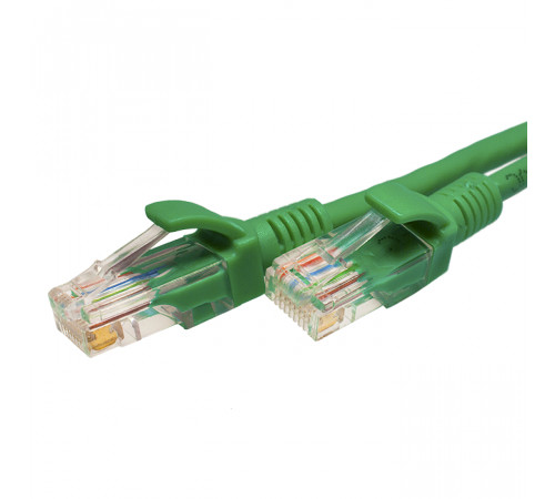 Патч-корд SUPRLAN U/UTP Cat.5e 4x2 26AWG (7x0.16mm) Cu PVC зеленый 2м Патч-корд SUPRLAN U/UTP Cat.5e 4x2 26AWG (7x0.16mm) Cu PVC зеленый 2м