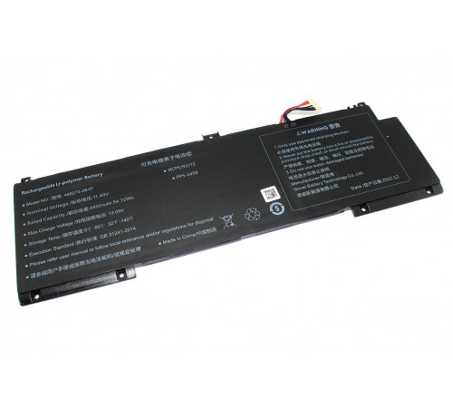 Аккумуляторная батарея для ноутбука Haier AX1540SD (489273-3S1P) 11.4V 4800mAh/54.72Wh