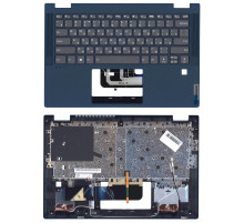Клавиатура для ноутбука Lenovo IdeaPad Flex 5-14 топкейс синий