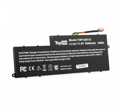 Аккумулятор для ноутбука Acer Aspire E3-112. 11.4V 2640mAh. PN: AC13C34