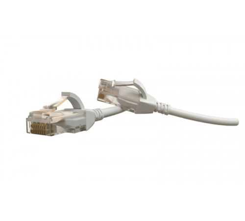 PC-LPT-UTP-RJ45-RJ45-C6-5M-LSZH-WH Патч-корд U/UTP, категория 6 (100% Fluke Component Tested), 28AWG, LSZH, 5 м, белый Hyperline