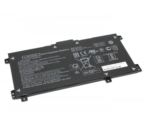 Аккумуляторная батарея для ноутбука HP HSTNN-LB7U (LKO3XL) 11.55V 4500mAh