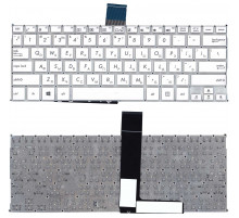 Клавиатура для ноутбука Asus F200CA F200LA F200MA X200 белая, без рамки, плоский Enter