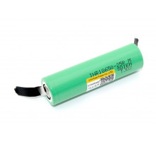 Аккумулятор типа 18650 Li-Ion LiitoKala Lii-25R-N with connectors 2500mAh, 3.7V