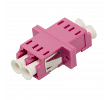 Адаптер оптический LANMASTER LC, OM4 корпус SC, дуплексный LAN-2LC/S-AM-OM4