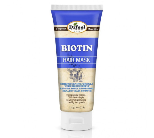 Difeel Питательная маска для роста волос с биотином / Biotin Premium Hair Mask, 236 мл