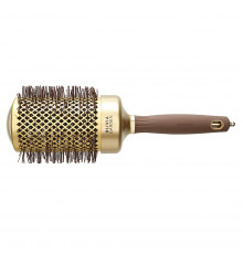 Olivia Garden Термобрашинг для укладки волос / Expert Blowout Shine Wavy Bristles ID2052/OGBNT64, 65 мм, коричневый