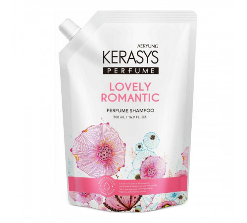 KeraSys Шампунь для волос парфюмированный Романтик (запаска) / Perfume Shampoo Lovely & Romantic, 500 мл