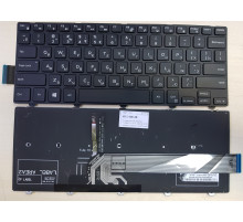 Клавиатура для ноутбука Dell Inspiron 14-3000, 14-5447, Latitude 3470 черная, с рамкой, с подсветкой