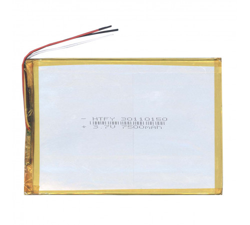 Аккумулятор Li-Pol (батарея) 3*110*150мм 3pin 3.7V/7500mAh