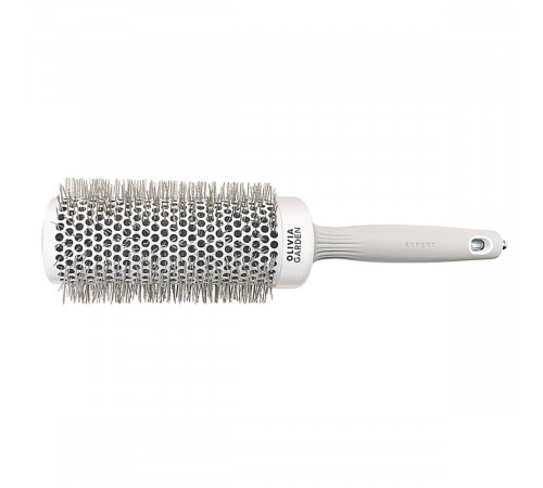 Olivia Garden Термобрашинг для укладки волос / Expert Blowout Speed XL Wavy Bristles White & Grey ID2027/OGBCI55, 55 мм, серый