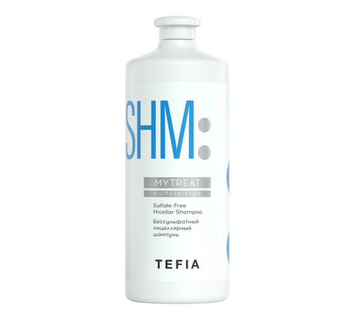 TEFIA Mytreat Беcсульфатный мицеллярный шампунь / Sulfate-Free Micellar Shampoo, 1000 мл