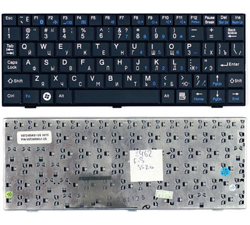 Клавиатура для ноутбука Fujitsu-Siemens Amilo Mini ui 3520 M1010 черная