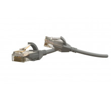 PC-LPT-UTP-RJ45-RJ45-C6-2M-LSZH-GY Патч-корд U/UTP, категория 6 (100% Fluke Component Tested), 28AWG, LSZH, 2 м, серый Hyperline