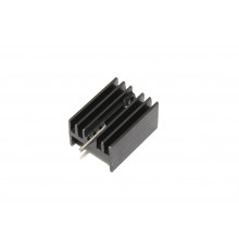 Алюминиевый радиатор TO-220 Mosfet, 20x15x10мм, 1Pin