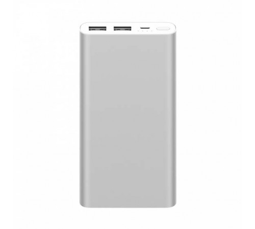 Универсальный внешний аккумулятор для Xiaomi Mi Power Bank 2 PLM09ZM (10000mAh) Silver