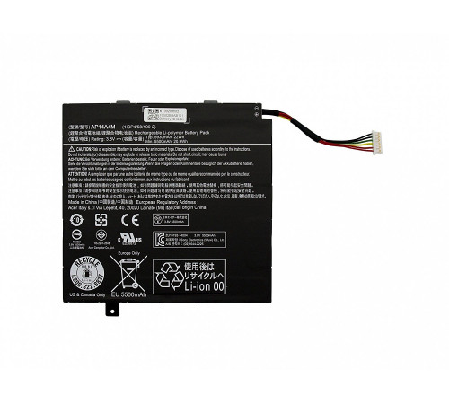 Аккумулятор для Acer Swith 10 SW5, Switch 10e SW3, Iconia Tab 10 A3-20, A3-30 (AP14A4M), 22Wh, 3.8V