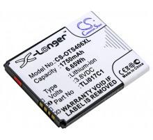 Аккумулятор CS-OTS406XL TLi017C1 для Alcatel PIXI 3(4.5) 5017X 5017D, 5019D  3.8V / 1750mAh / 6.65Wh