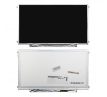 Матрица для ноутбука 13.3" 1366x768 WXGA, 40 pin LVDS, Slim, LED, TN, крепления слева/справа (уши), глянцевая. PN: N133BGE-LB1.