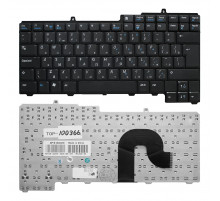 Клавиатура для ноутбука Dell Inspiron 1300, 120L, PP21L, B120, Latitude 120L Series. Г-образный Enter. Черная, без рамки. PN: 0UD418.