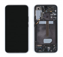 Дисплей для Samsung Galaxy S22 Plus SM-S906B в сборе с тачскрином ServicePack черный (GH82-27500A)