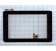 Сенсорное стекло (тачскрин) для Huawei Mediapad S7-301u S7-303u TCP70B53 V1.0 черное с рамкой