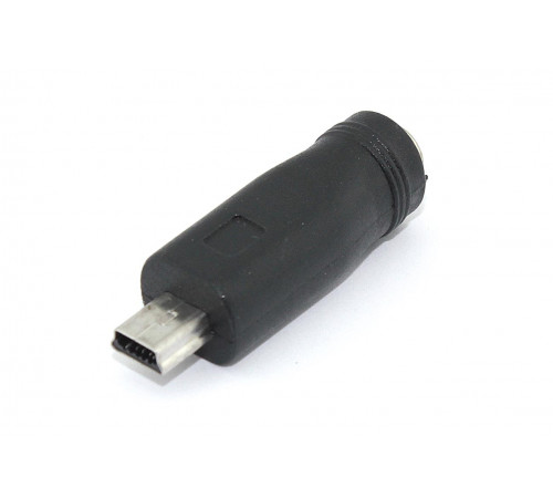 Переходник 5,5x2,1 мама на Mini USB папа 5 Pin