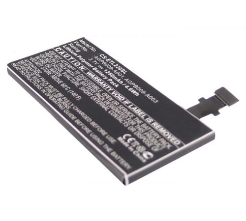 Аккумулятор CS-ETL220SL AGPB009-A001 для Sony Xperia P LT22i 3.7V / 1250mAh/4.63Wh