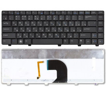 Клавиатура для ноутбука Dell Vostro 3300 3400 3500 черная с подсветкой