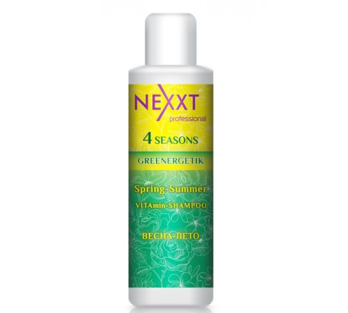 Nexprof Шампунь витаминный для волос весна-лето / Professional Greenergetik 4 Seasons Spring-Summer VITAmin, 200 мл