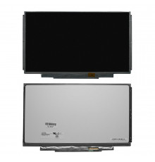 Матрица для ноутбука 13.3" 1600x900 HD+, 40 pin LVDS, Slim, LED, TN, крепления слева/справа (планки), глянцевая. PN: CLAA133UA01.