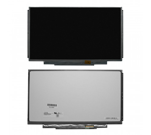 Матрица для ноутбука 13.3" 1600x900 HD+, 40 pin LVDS, Slim, LED, TN, крепления слева/справа (планки), глянцевая. PN: CLAA133UA01.