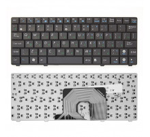 Клавиатура для ноутбука Asus Eee PC 900HA, 900SD, S101, T91, T91M, T91MT Series. Плоский Enter, Черная без рамки. PN: V100462AS1.