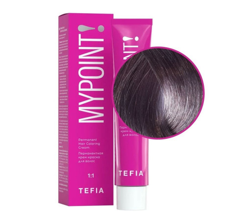 TEFIA Mypoint Пепельный корректор для волос / Permanent Hair Coloring Cream, 60 мл