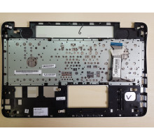 Клавиатура для ноутбука Asus N551JK, N551JK-1A серебряная, верхняя панель в сборе (серебряная)