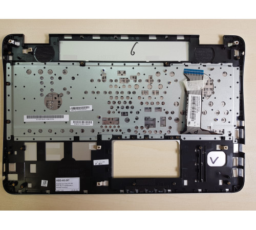 Клавиатура для ноутбука Asus N551JK, N551JK-1A серебряная, верхняя панель в сборе (серебряная)