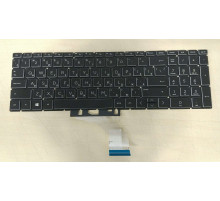 Клавиатура для ноутбука HP Pavilion 15t-db000, 15-db0000au,15-da, 15-da000, 15t-da000, 15-dw, 15-cx, черная, без рамки (Версия 1 - буквы прозрачные)