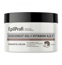 EpilProfi Professional Крем-парафин для рук с маслом кокоса / Coconut Oil + Vitamin A, E, F, 300 мл